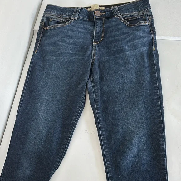 Democracy Jeans 10 Ab Technology Skinny Polished Casual Quiet Luxury Clean Girl - Picture 2 of 13